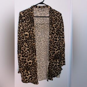 Leopard Print Cardigan